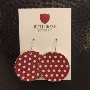 Polka dot earrings